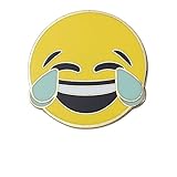 Last Valentine Emoji faces Emoji Icons Lapel Pin Nickel Plated Color Gold Enamel Pin (Yellow)