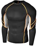 New Men's Tesla Compression Under Base Layer Gear Armour Wear Long Sleeve R09