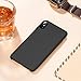 TORRAS Love Series iPhone Xs Case/iPhone X Case, Liquid Silicone Gel Rubber Shockproof Case Soft Microfiber Cloth Lining Cushion Compatible with iPhone X/XS 5.8 inch (2018), Black