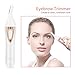 Pretfarver 4 iN 1 Facial Hair Remover for Women Painless Hair Removal Eyebrow Nose Hair Trimmer USB Chargeable Women Shaver