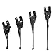 Kickstand for 12 14 16 18 inch Kid's Bike Kids Bicycle Sturdy Bike Stand Carbon Steel Rear Wheel Holder Black Easy Assembly for RoyalBaby Strider Kid's Bicycles Girls or Boys, Stainless Steel Black