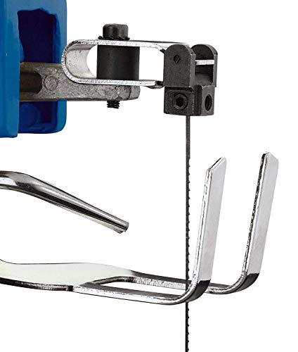 Scheppach Dekupiersäge Deco Flex mit flexibler Welle (125 W, Schnitthöhe 50mm, Schnitttiefe 405mm, Staubabsaugung) â Modellbau-Laubsäge Metall mit Schnellspanner und Arbeitsleuchte – Bild 4