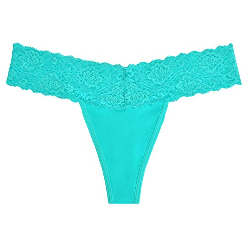 image for Sunm Boutique Women's Lace Thong Underwear Hollowed Out T Back Low Wai