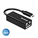 Sabrent USB Type-C to Gigabit Ethernet Adapter 10/100/1000 Mbps for MacBook, Mac Pro, Mini, iMac, XPS, Surface Pro, Notebook Pc and More (NT-UBCG)