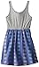 Roxy Big Girls' North Side Stix Stripe Knit Woven Tank Dress