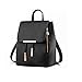 Konduone Women Backpack Leather Shoulder Bag Girl Ladies Casual Mini Purse Fashion School PU Travel School Rucksack