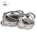 2 Pack Small and Large Dumpling Maker Stainless Steel Dumpling Press Mold,Kitchen Accessories Tools