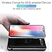 Wireless Charger Power Bank with Phone Stand,Tomorotec 10000mAh Qi Wireless External Battery Pack Bank Portable Charger Compatible with Galaxy S8,S7,S6,Edge,iPhone 12,XS,XR,X,8,8 Plus,Nexus,HTC,Nokia