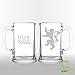 Game of Thrones - House Lannister - Etched Beer Mug
