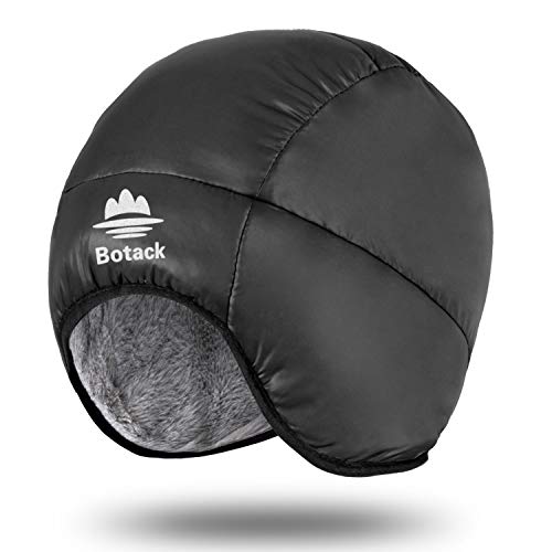 Botack Duck Down Earflap Hat, Ultra Lightweight Waterproof Windproof