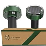 Pack of 2, Solar Mole Repellent Sonic Device, Sonic
