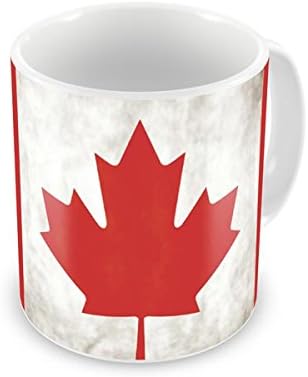 iShoppe Maple Leaf Canada Coffee Mug, 12 Oz, Perfect for Coffee and Tea Lovers 562