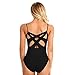 MSemis Women's Camisole Spaghetti Straps Ballet Dance Leotard Criss Cross Back Unitard Bodysuit Dancewear