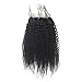 Luwigs Afro Kinky Curly 5x5 Lace Closure Human Virgin Hair 4B 4C Lace Closure with Baby Hair Free Part Natural Color (12 inches, Afro Kinky Curly 4B 4C)
