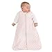 HALO Sleepsack Plush Dot Velboa Wearable Blanket, TOG 1.5, Pink, Small