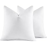 MIULEE 22x22 Pillow Inserts,Set of 2 Down Feather Throw Pillows for Couch Sofa Bed, Decorative Fluffy Throw Pillow Inserts Co