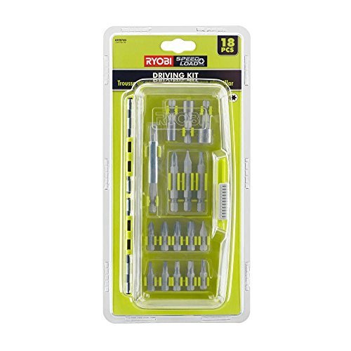 Ryobi AR2076G Speed Load Driving Bit Set w/ Phillips, Torx, and Slotted Bits (18 Piece)
