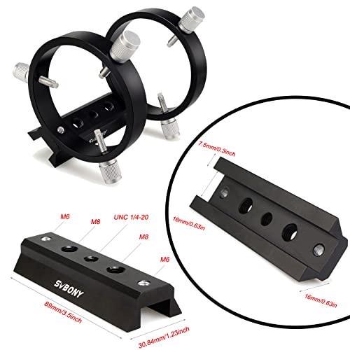 Svbony SV106 Guide Telescope, Full Coated Viewfinder and Helical Focal Ratio, 50mm F4 Focal Ratio to Guide Star Search, Compatible with ZWO QHY Auto Guide Camera