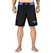 Elite Sports Men's Black Jack Series Fight Shorts, Blue, Medium