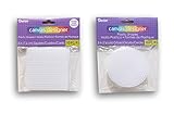Darice Plastic Canvas Circle and Square Set - 3 Inch - 20pc