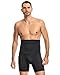 Leo Mens High Waist Slimming Tummy Abs Shaper with Boxer Brief,Black,XX-Large