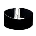 Cougar's Choice® Wide Plain Black Velvet Choker Necklace Suede Choker Necklace