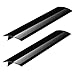 Silicone Stove Counter Gap Covers - Black (2 Pack)