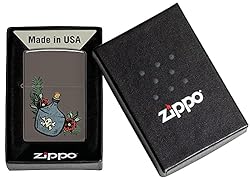 Zippo Moonshine Jug Design Black Ice Pocket Lighter