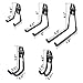 5pcs Heavy Duty Wall Hooks for Garage Storage System Kitchen Organizer, Clip Hook Tool Hanger Holder for Hanging Ladder Weed Eater Shovel Hose