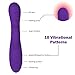 G Spot Vibrator Heating Wand Massager Handheld Waterproof Automatic Silicone Massager Rechargeable Powerful 10 Speed