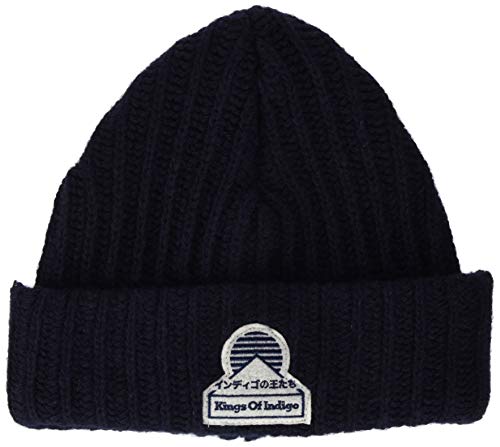 Kings of Indigo Unisex Beanie Strickmütze, Blau (Navy 8112), One Size (Herstellergröße: OS)