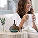 180ML Aromatherapy Diffuser,Essential Oil Diffuser for Baby, Bedroom,Office,Yoga,5 in 1 Ultrasonic Mist Humidifier,Adjustable Mist Levels,Timer,Low-Water Auto Shut-off (Dark Brown)thumb 2