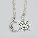 Sun and Moon Friendship Necklaces BFF Jewelry