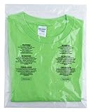 PaknSeal Clear 11x14 Self Seal Poly Bags, Suffocation Warning (100 Count)