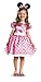 Disney Minnie Mouse Pink Dress Costume for Girls, Official Disney Costume, Toddler Size Small (2T)