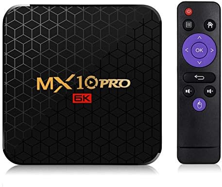 Jingke Android 9.0 TV Box MX10 PRO 4GB RAM 64GB WiFi Allwinner H6 Quad Core USB 3.0 6K Google Player YouTube Tanix Set Top Box
