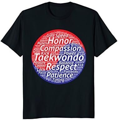 Taekwondo Word Cloud T-Shirt T-Shirt