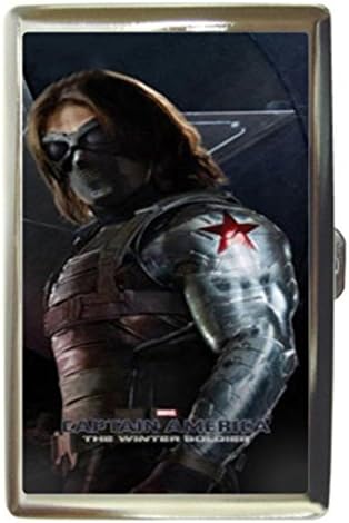 Captain America The Winter Soldier Bucky Unique Wallet Business Card Holder