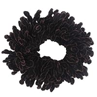 Tpingfe Flexible Rubber Band Simple Hijab Volumizing Scrunchie Large Hair Bow Headwear for Women and Girls