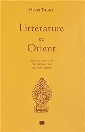 Littérature et Orient