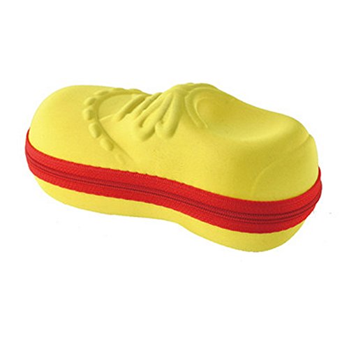 Creative Cartoon Form Perfect Sunglasses/Eyeglasses Case For Kids - Shoes Yellow