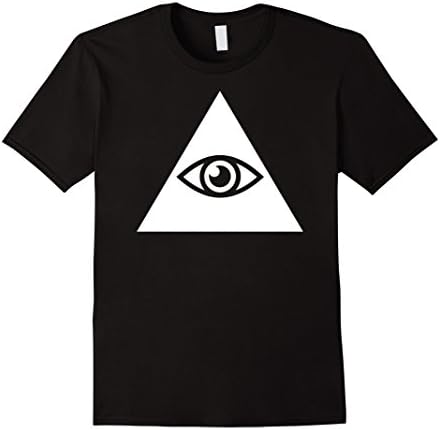 Mens Illuminati Pyramid | EDM T-Shirt 3XL Black