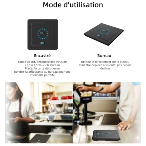 Desactivador EAS 8.2 MHz para equipos antirrobo – Máquina de desactivación compatible Checkpoint para etiquetas de seguridad en la tienda