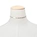 DZT1968 Women PendantNecklace Choker Chains Charm Copper sequined necklace (Gold)