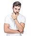 Jstyle 28Pcs Braided Leather Bracelet for Men Women Wooden Beaded Cuff Wrap Bracelet Adjustable