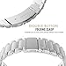 20mm Watch Band, amBand Quick Release Premium Solid Stainless Steel Metal Business Replacement Bracelet Strap for Men's Watch, Silver