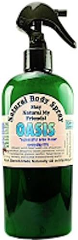 Oasis Aromatherapy Body Spray โ Tranquil & Uplifting Mist in a 2 oz frosted glass bottle
