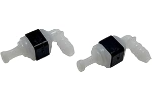 HYXUAN 2Pcs Windshield Washer Connector Hose Elbow Check Valve 3B0955665C Compatible with Beetle CC Eos Golf Golf SportWagen GTI Jetta Rabbit Ti-guan Touareg