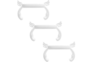 ROMIRUS Bottle Handles Compatible for hegen Baby Bottles Anti Colic Wide Neck (3 White)