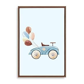 Framed Canvas Wall Art Cartoon Children